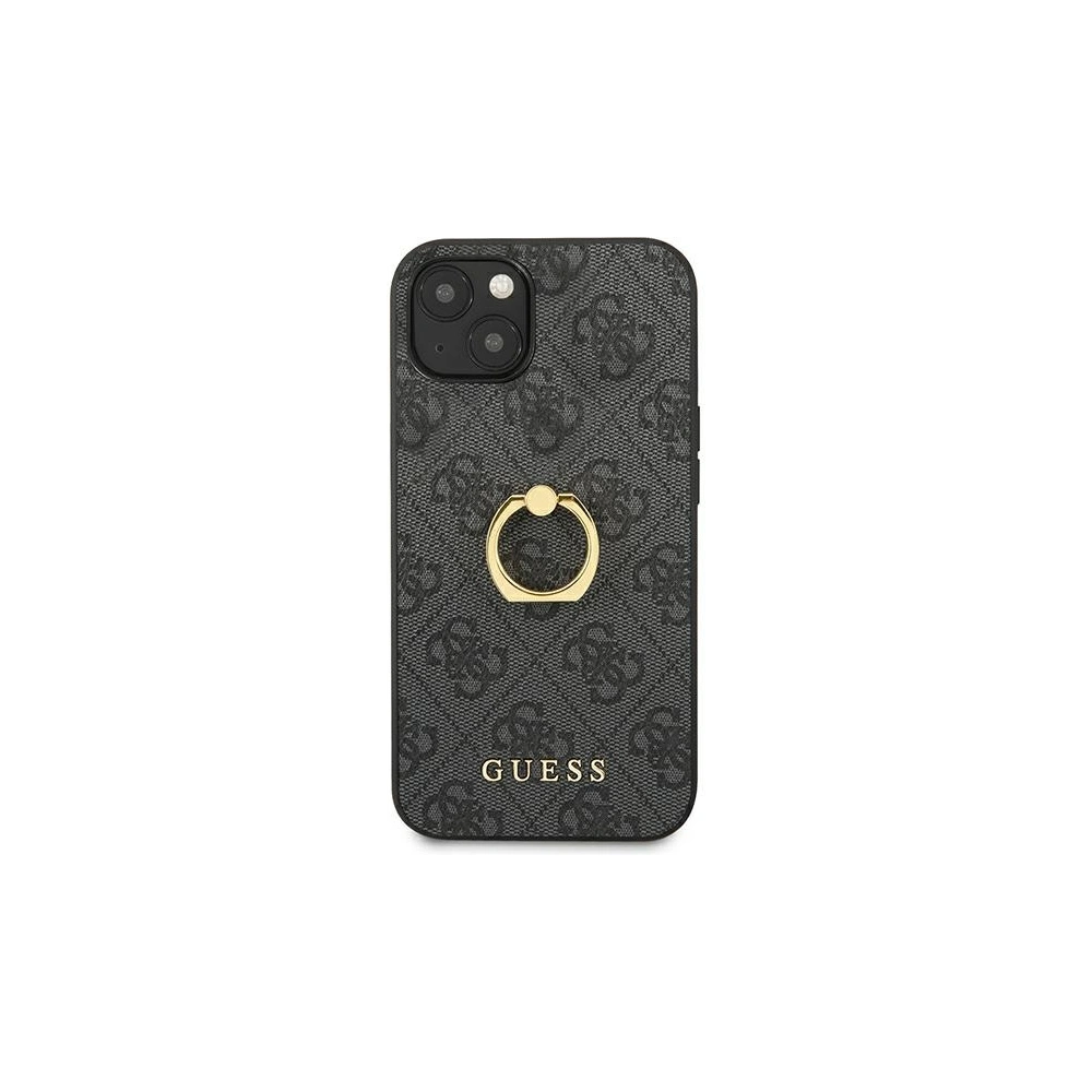 Hurtownia GSM - Etui Guess GUHCP13S4GMRGR Apple iPhone 13 mini szary/grey hardcase 4G with ring stand - GUE1376GRY - {ean13} - Hurt