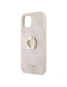 Wholesale Guess GUHCP13S4GMRPI Apple iPhone 13 mini pink hardcase 4G with ring stand - GUE1377PNK - {ean13} - Hurt