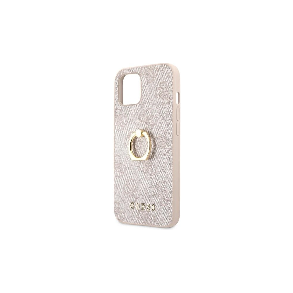 Hurtownia GSM - Etui Guess GUHCP13S4GMRPI Apple iPhone 13 mini różowy/pink hardcase 4G with ring stand - GUE1377PNK - {ean13} - Hurt