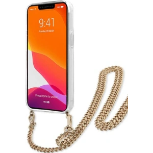 Hurtownia GSM - Case Guess GUHCP13SKBCLE Apple iPhone 13 mini Leopard Hardcase Gold Strap - GUE1378 - {ean13} - Hurt