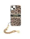 Hurtownia GSM - Etui Guess GUHCP13SKBSLEO Apple iPhone 13 mini Leopard hardcase Zlatý řetěz - GUE1379 - {ean13} - Hurt
