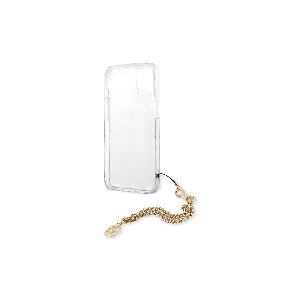 Hurtownia GSM - Etui Guess GUHCP13SKBSLEO Apple iPhone 13 mini Leopard hardcase Gold Chain - GUE1379 - {ean13} - Hurt