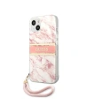 Hurtownia GSM - Etui Guess GUHCP13SKMABPI Apple iPhone 13 mini różowy/pink hardcase Marble Strap Collection - GUE1380PNK - {ean13} - Hurt