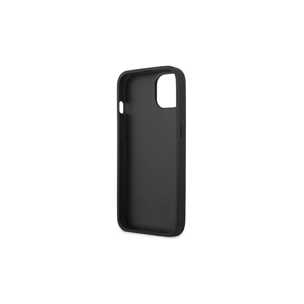 Hurtownia GSM - Etui Karl Lagerfeld KLHCP13SPKMB Apple iPhone 13 mini niebieski/blue hardcase Leather Ikonik Karl`s Head Metal - KLD732BLU - {ean13} - Hurt
