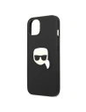 Hurtownia GSM - Etui Karl Lagerfeld KLHCP13SPKMK Apple iPhone 13 mini černý/black hardcase Leather Ikonik Karl`s Head Metal - KLD733BLK - {ean13} - Hurt