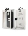 Hurtownia GSM - Etui Karl Lagerfeld KLHCP13SPKMK Apple iPhone 13 mini černý/black hardcase Leather Ikonik Karl`s Head Metal - KLD733BLK - {ean13} - Hurt