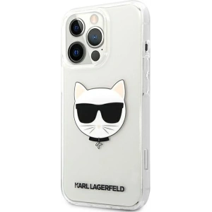 Etui Karl Lagerfeld KLHCP13XCTR Apple iPhone 13 Pro Max hardcase transparent Choupette Head