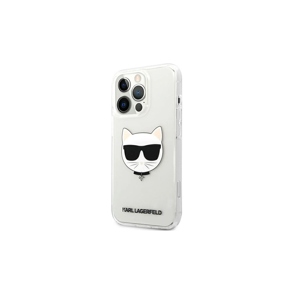 Wholesale Karl Lagerfeld KLHCP13XCTR Apple iPhone 13 Pro Max hardcase transparent Choupette Head - KLD735CL - {ean13} - Hurt