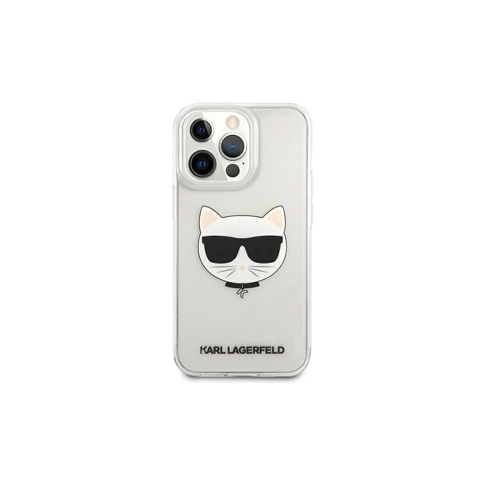 Wholesale Karl Lagerfeld KLHCP13XCTR Apple iPhone 13 Pro Max hardcase transparent Choupette Head - KLD735CL - {ean13} - Hurt