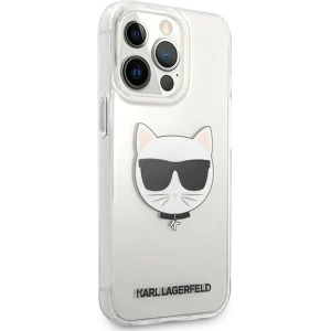 Etui Karl Lagerfeld KLHCP13XCTR Apple iPhone 13 Pro Max hardcase transparent Choupette Head