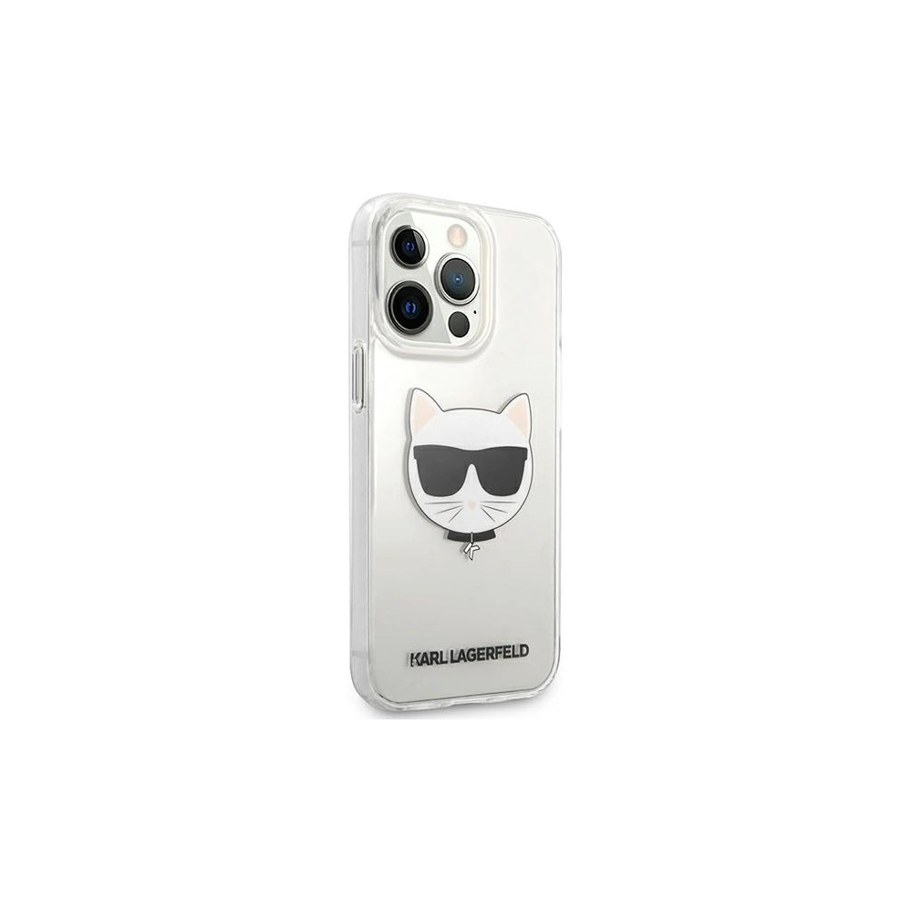 Wholesale Karl Lagerfeld KLHCP13XCTR Apple iPhone 13 Pro Max hardcase transparent Choupette Head - KLD735CL - {ean13} - Hurt