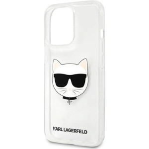 Etui Karl Lagerfeld KLHCP13XCTR Apple iPhone 13 Pro Max hardcase transparent Choupette Head