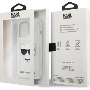 Etui Karl Lagerfeld KLHCP13XCTR Apple iPhone 13 Pro Max hardcase transparent Choupette Head