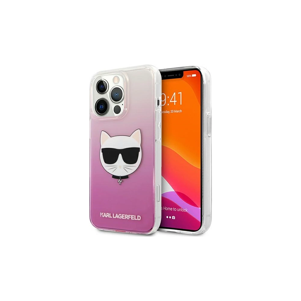 Hurtownia GSM - Etui Karl Lagerfeld KLHCP13XCTRP Apple iPhone 13 Pro Max hardcase różowy/pink Choupette Head - KLD736PNK - {ean13} - Hurt