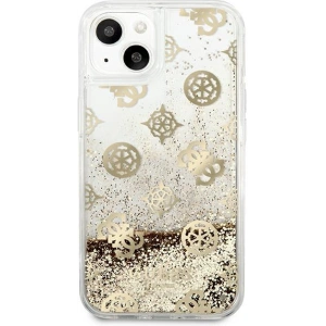 Hurtownia GSM - Case Guess GUHCP13SLGPEGO Apple iPhone 13 mini gold/hartschale Peony Liquid Glitter - GUE1381GLD - {ean13} - Hurt