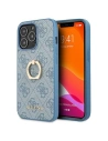 Etui Guess GUHCP13X4GMRBL Apple iPhone 13 Pro Max niebieski/blue hardcase 4G with ring stand