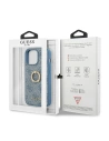 Wholesale Guess GUHCP13X4GMRBL Apple iPhone 13 Pro Max blue hardcase 4G with ring stand - GUE1385BLU - {ean13} - Hurt