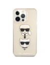 Hurtownia GSM - Case Karl Lagerfeld KLHCP13XKCTUGLGO Apple iPhone 13 Pro Max gold/hartschale Glitter Karl`s & Choupette - KLD737GLD - {ean13} - Hurt