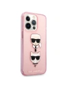 Hurtownia GSM - Etui Karl Lagerfeld KLHCP13XKCTUGLP Apple iPhone 13 Pro Max różowy/pink hardcase Glitter Karl`s & Choupette - KLD738PNK - {ean13} - Hurt