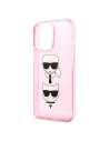 Hurtownia GSM - Etui Karl Lagerfeld KLHCP13XKCTUGLP Apple iPhone 13 Pro Max różowy/pink hardcase Glitter Karl`s & Choupette - KLD738PNK - {ean13} - Hurt