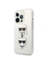 Hurtownia GSM - Etui Karl Lagerfeld KLHCP13XKCTUGLS Apple iPhone 13 Pro Max srebrny/silver hardcase Glitter Karl`s & Choupette - KLD739SLV - {ean13} - Hurt