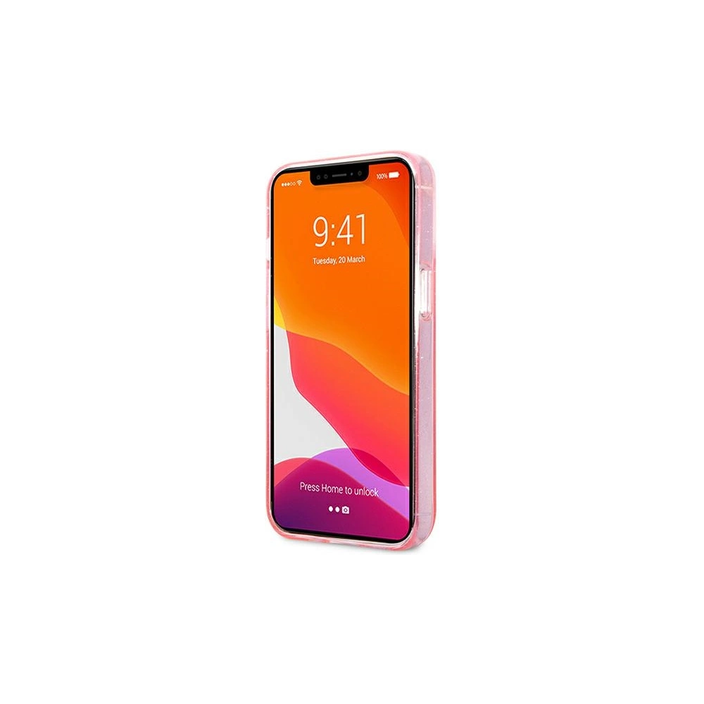 Hurtownia GSM - Etui Karl Lagerfeld KLHCP13XKHTUGLP Apple iPhone 13 Pro Max różowy/pink hardcase Glitter Karl`s Head - KLD740PNK - {ean13} - Hurt