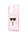 Hurtownia GSM - Etui Karl Lagerfeld KLHCP13XKHTUGLP Apple iPhone 13 Pro Max růžový/pink hardcase Glitter Karl`s Head - KLD740PNK - {ean13} - Hurt