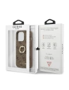Hurtownia GSM - Etui Guess GUHCP13X4GMRBR Apple iPhone 13 Pro Max brązowy/brown hardcase 4G with ring stand - GUE1386BR - {ean13} - Hurt