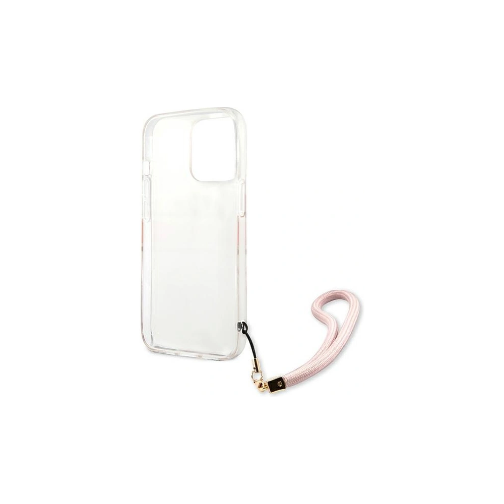 Wholesale Guess GUHCP13XKMABPI Apple iPhone 13 Pro Max pink hardcase Marble Strap Collection - GUE1390PNK - {ean13} - Hurt