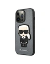 Hurtownia GSM - Etui Karl Lagerfeld KLHCP13XOKPG Apple iPhone 13 Pro Max srebrny/silver hardcase Saffiano Ikonik Karl`s Patch - KLD742SLV - {ean13} - Hurt
