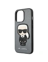 Hurtownia GSM - Etui Karl Lagerfeld KLHCP13XOKPG Apple iPhone 13 Pro Max srebrny/silver hardcase Saffiano Ikonik Karl`s Patch - KLD742SLV - {ean13} - Hurt
