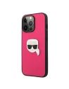 Hurtownia GSM - Etui Karl Lagerfeld KLHCP13XPKMP Apple iPhone 13 Pro Max różowy/pink hardcase Leather Ikonik Karl`s Head Metal - KLD745PNK - {ean13} - Hurt