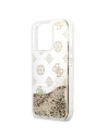 Wholesale Guess GUHCP13XLGPEGO Apple iPhone 13 Pro Max gold hardcase Peony Liquid Glitter - GUE1392GLD - {ean13} - Hurt