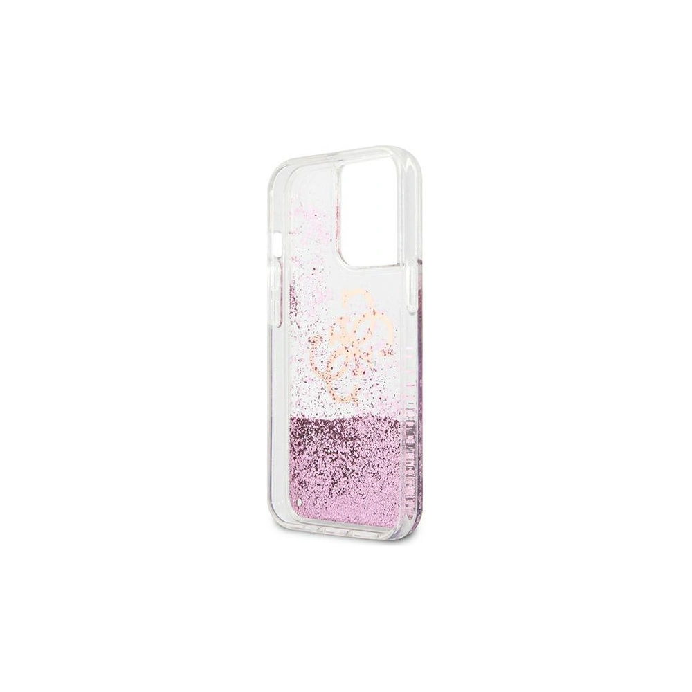 Hurtownia GSM - Etui Guess GUHCP13XLGPEPI Apple iPhone 13 Pro Max różowy/pink hardcase Peony Liquid Glitter - GUE1393PNK - {ean13} - Hurt