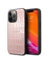 Etui Guess GUHCP13XPCRBPI Apple iPhone 13 Pro Max różowy/pink Croco Strap Collection