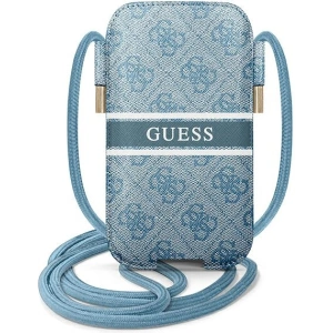 Wholesale Guess Bag GUPHM4GDBL 6.1 inch blue hardcase 4G Stripe - GUE1400BLU - {ean13} - Hurt