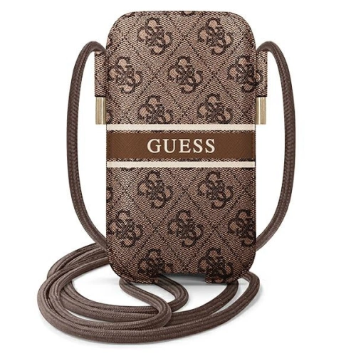 Torebka Guess GUPHM4GDBR 6,1 cala brązowy/brown hardcase 4G Stripe