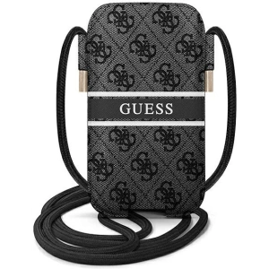 Wholesale Guess Bag GUPHM4GDGR 6.1 inch grey hardcase 4G Stripe - GUE1402GRY - {ean13} - Hurt