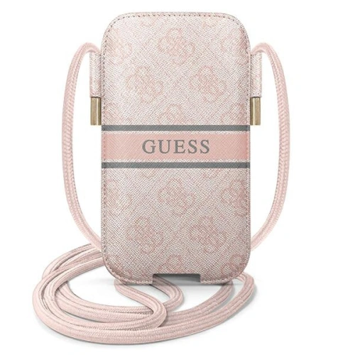 Torebka Guess GUPHM4GDPI 6,1 cala różowy/pink hardcase 4G Stripe