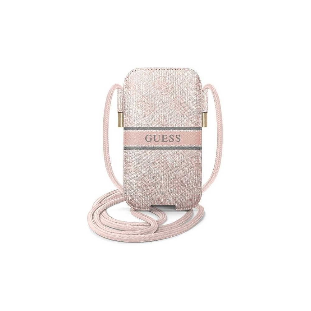Hurtownia GSM - Torebka Guess GUPHM4GDPI 6,1 palce růžová/pink hardcase 4G Stripe - GUE1403PNK - {ean13} - Hurt