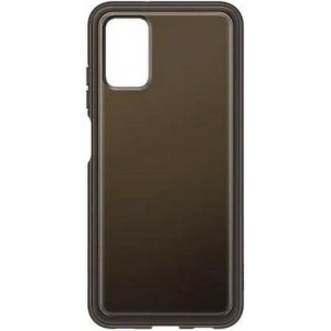 Wholesale Samsung Galaxy A03s EF-QA038TB Soft Clear Cover black - SMG517BLK - {ean13} - Hurt