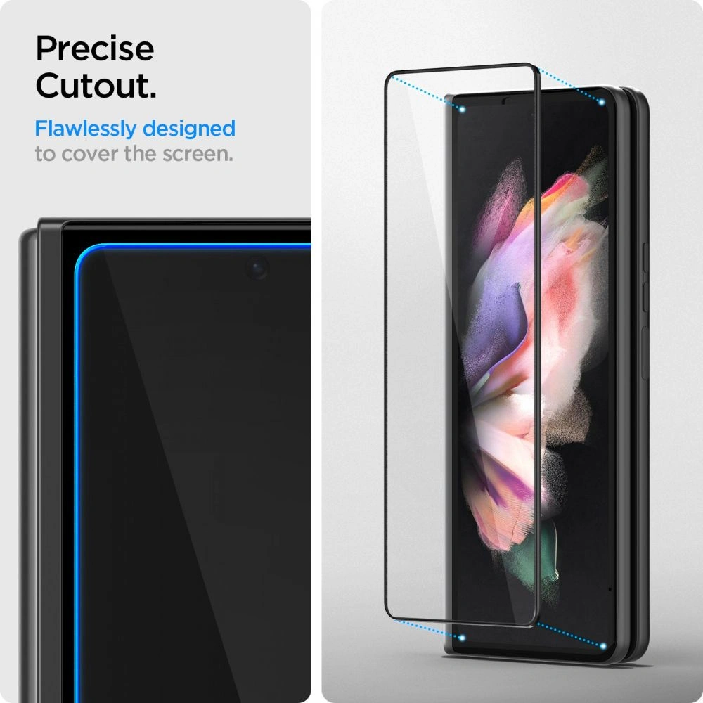 Hurtownia GSM - Tvrzené sklo Spigen GLAS.tR Slim + Ochranná fólie Hinge Film Samsung Galaxy Z Fold 3 Black - SPN1946BLK - {ean13} - Hurt