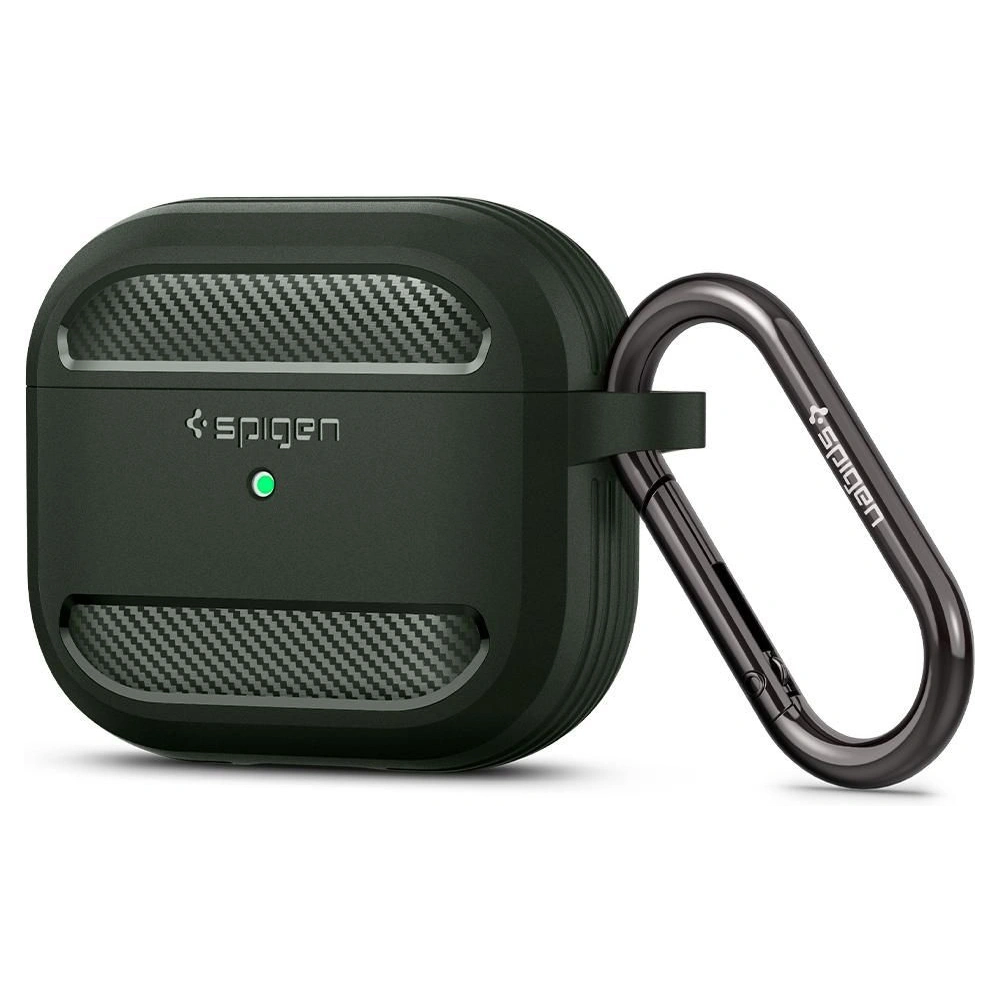 Hurtownia GSM - Etui Spigen Rugged Armor Apple AirPods 3 Vojenská zelená - SPN1947GRN - {ean13} - Hurt