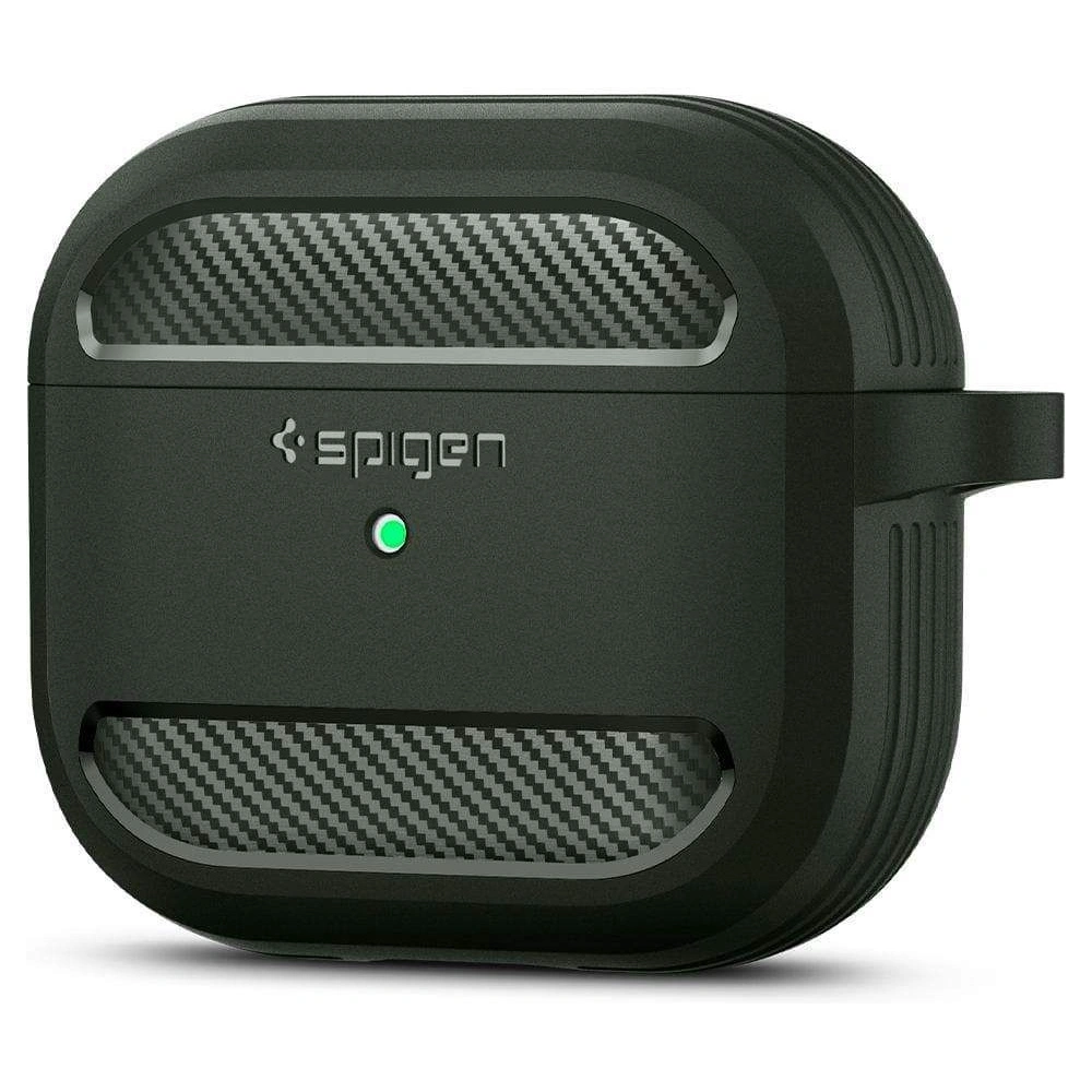 Hurtownia GSM - Etui Spigen Rugged Armor Apple AirPods 3 Vojenská zelená - SPN1947GRN - {ean13} - Hurt