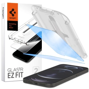 Szkło hartowane Spigen GLAS.tR ez Fit Apple iPhone 14/13/13 Pro Antiblue [2 PACK]
