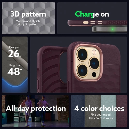 Etui Caseology Parallax Apple iPhone 13 Pro Burgundy