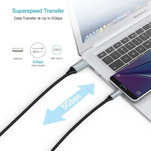 Kabel Choetech USB-A do USB-C Nylon 1m