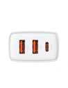 Hurtownia GSM - Ładowarka sieciowa Baseus Compact Quick Charger, 2xUSB, USB-C, PD, 3A, 30W (biała) - BSU2896WHT - {ean13} - Hurt