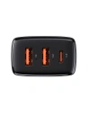 Hurtownia GSM - Ładowarka sieciowa Baseus Compact Quick Charger, 2xUSB, USB-C, PD, 3A, 30W (czarna) - BSU2897BLK - {ean13} - Hurt