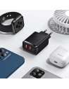 Hurtownia GSM - Ładowarka sieciowa Baseus Compact Quick Charger, 2xUSB, USB-C, PD, 3A, 30W (czarna) - BSU2897BLK - {ean13} - Hurt